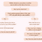 Claim denied for invalid modifier on date of service