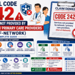 Denial Code 242: Services Not Provided by Network/Primary Care Providers (Out-of-Network) – A Complete Guide