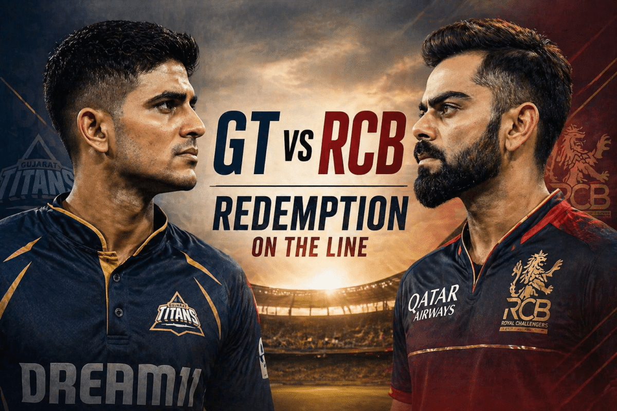 GT vs RCB Clash in Ahmedabad Redemption on the Line in a High-Stakes IPL Showdown