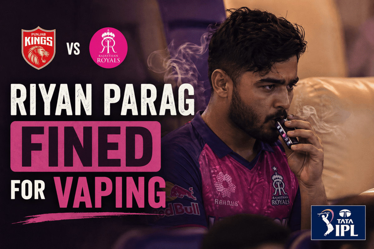 IPL Controversy Riyan Parag Fined for Code of Conduct Breach, Sparks Debate on Sportsmanship