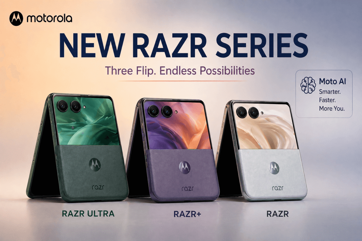 Motorola Razr 2026 Lineup Unveiled Smarter Flip Foldables with Powerful AI and Performance