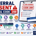 Referral Absent (Denial Code 288): A Complete Beginner’s GuideReferral absent denial code 288 in medical billing due to missing referralReferral Absent (Denial Code 288): A Complete Beginner’s Guide