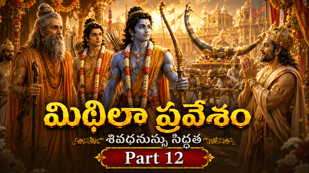 Ramayana – Part 12: Vishwamitra’s Arrival in Mithila — Janaka’s Hospitality, the Introduction of Rama and Lakshmana, and Preparation for the Viewing of Shiva’s Bow