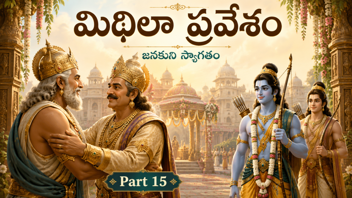 Ramayana – Part 15: Dasharatha’s Arrival in Mithila — Janaka’s Welcome, the Discussion of Royal Lineages, and Preparations for the Marriage of Sita and Rama