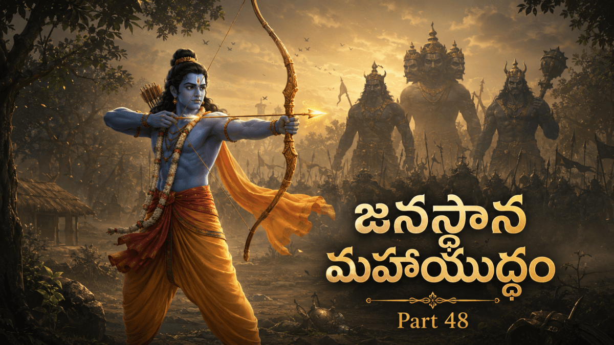 Ramayana – Part 48: The Great Battle of Janasthana — Rama’s Lone Valor, the Slaying of Dushana and Trishira, and the Fall of Khara