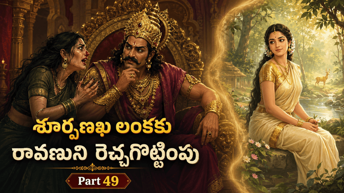 Ramayana – Part 49: Shurpanakha Goes to Lanka — Provoking Ravana, Describing Sita’s Beauty, and the Decision to Seek Maricha