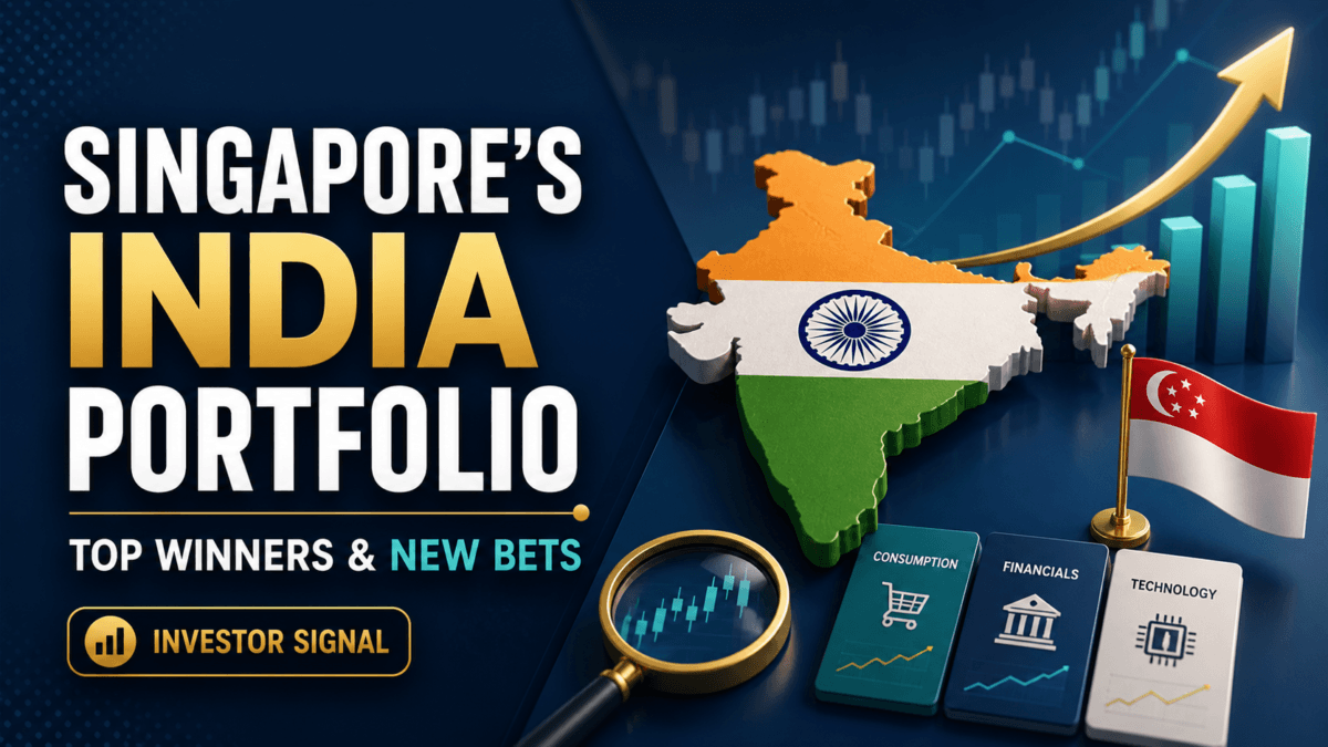 Singapore’s India Portfolio in Focus Top Stock Winners, New Bets, and What It Signals for Investors