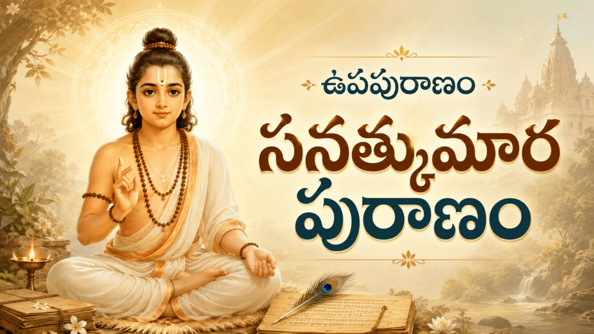 Upapurana – Part 1: Sanatkumara Purana