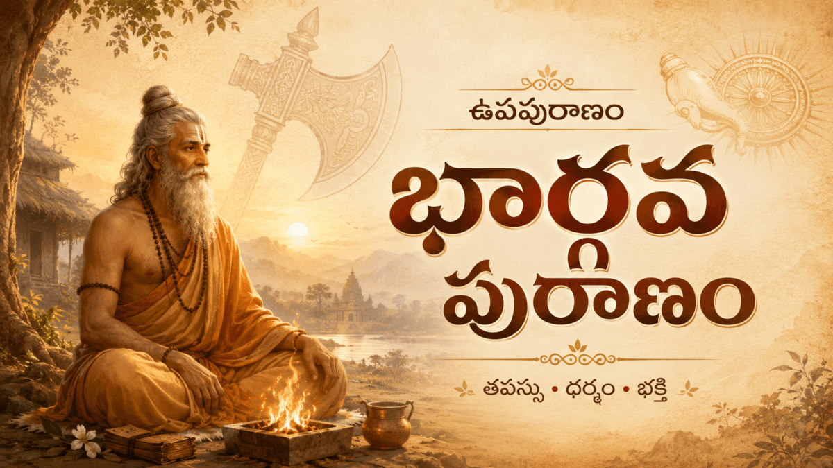 Upapurana – Part 18: Bhargava Purana