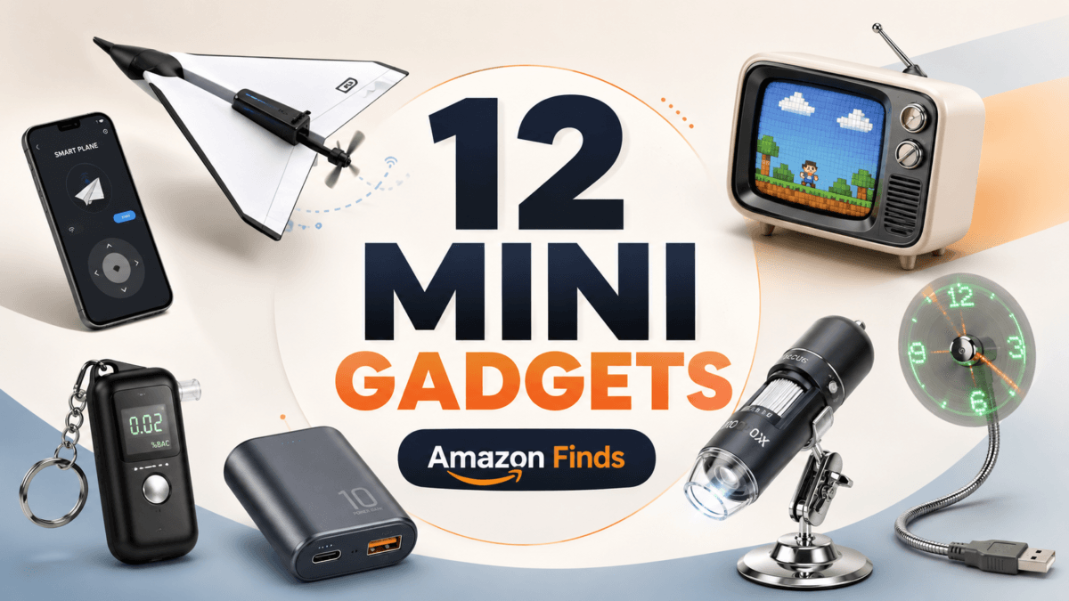 12 Interesting Mini Gadgets on Amazon That Are Actually Fun and Useful