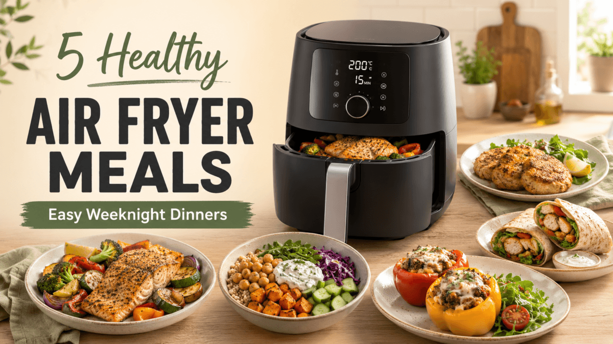 5 Dietitian-Inspired Air Fryer Meals for Healthy Weeknight Dinners