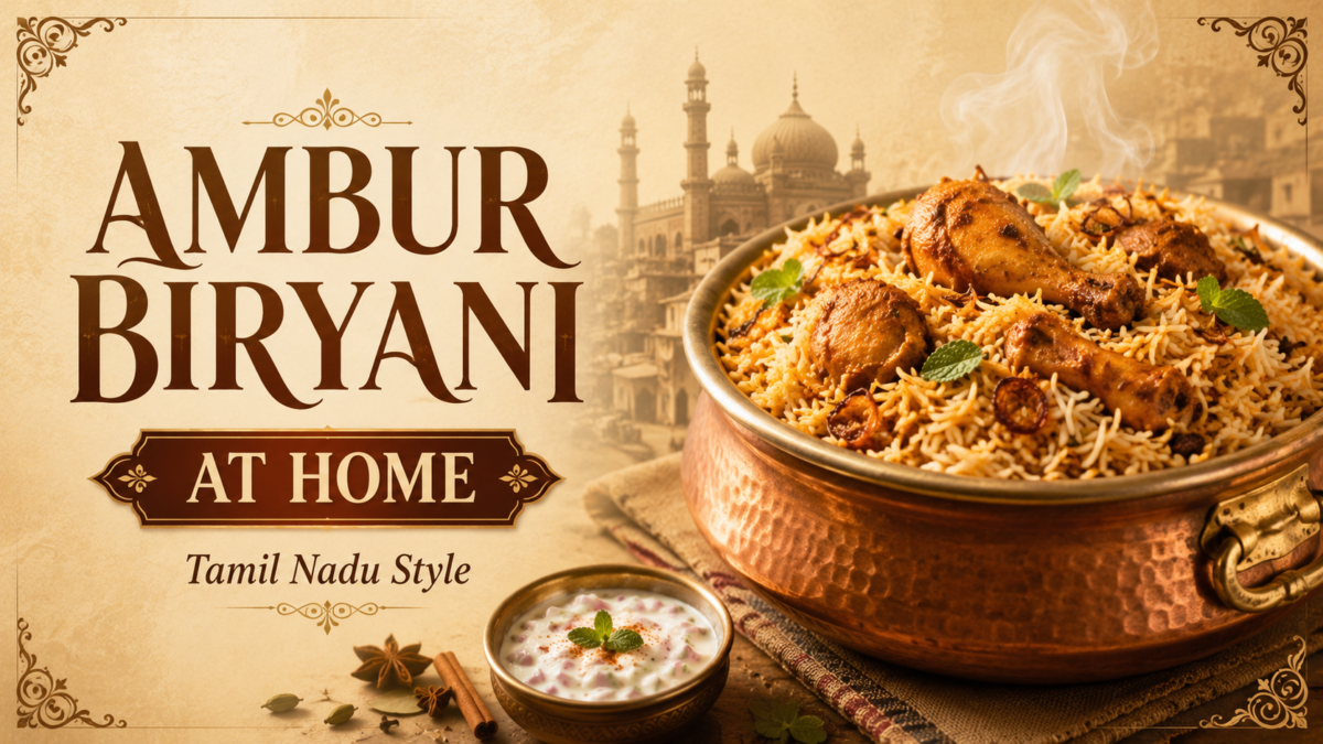 Ambur Chicken Biryani Recipe: Authentic Tamil Nadu-Style Biryani