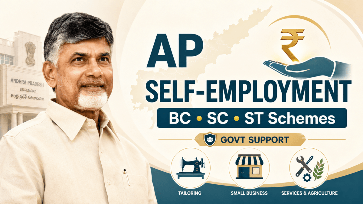 Andhra Pradesh BC, SC and ST Corporation Self-Employment Schemes