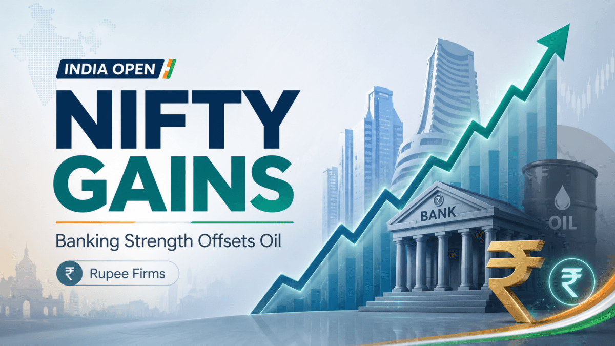 Banking Support Gives Indian Markets a Firm Start as Oil Prices Test Investor Confidence