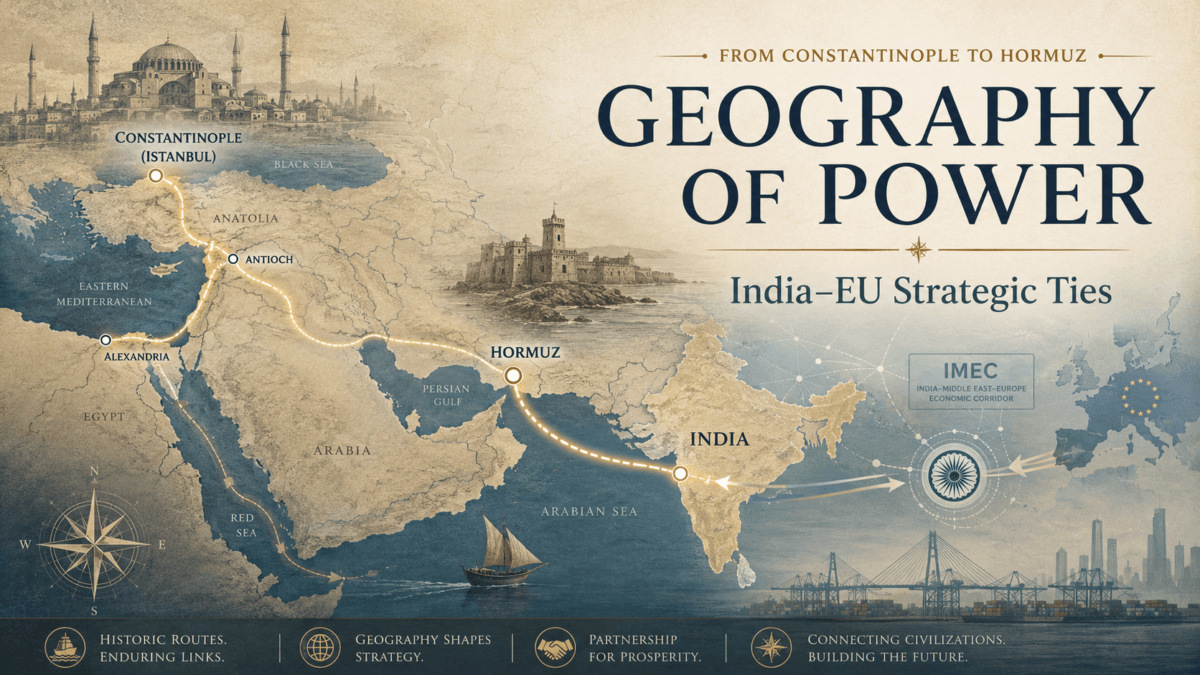 From Ancient Sea Gates to IMEC: How Geography Is Reshaping India–Europe Strategy