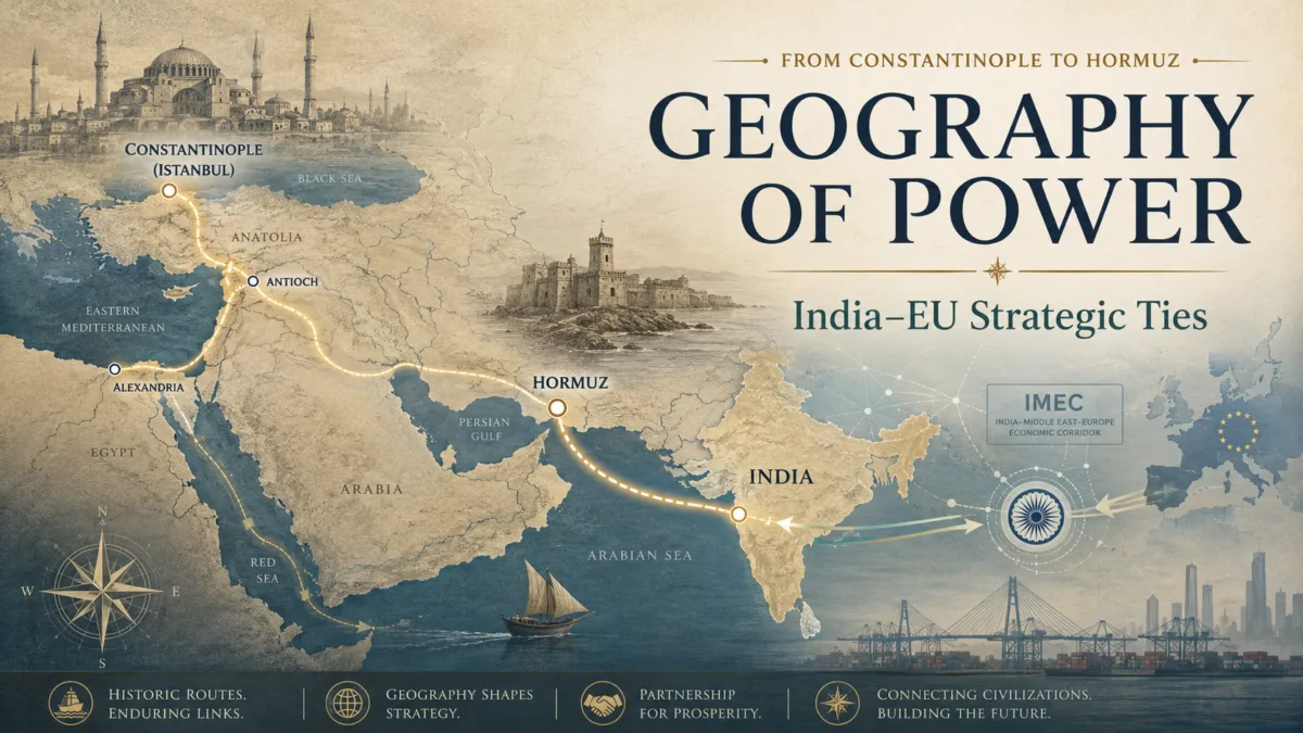 From Ancient Sea Gates to IMEC: How Geography Is Reshaping India–Europe Strategy