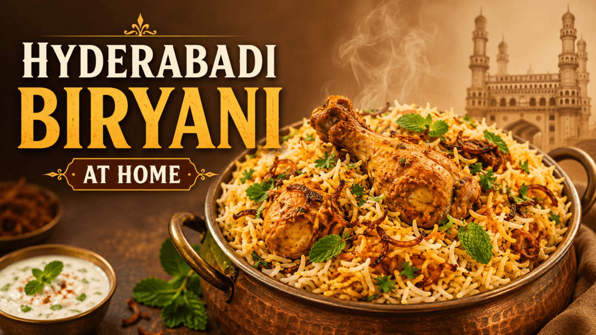 How to Make Hyderabadi Chicken Biryani at Home