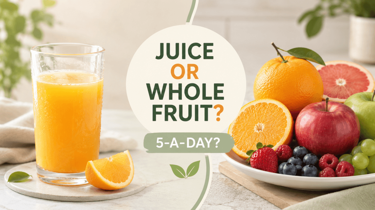 Juice or Whole Fruit: Should Your Morning Glass Count Toward Your 5-a-Day?