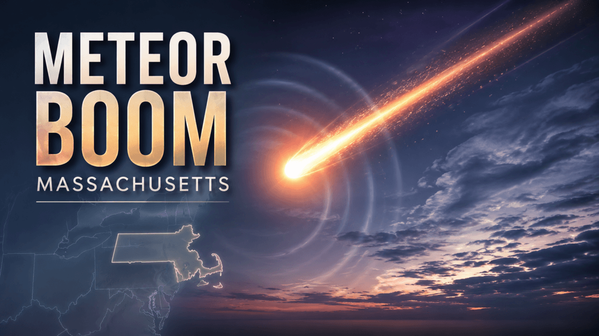 Meteor Explodes Over Massachusetts, Loud Booms Heard