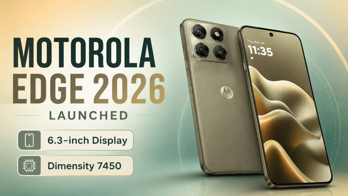 Motorola Edge 2026 Brings Compact Design, Dimensity Power, and Premium Camera Features