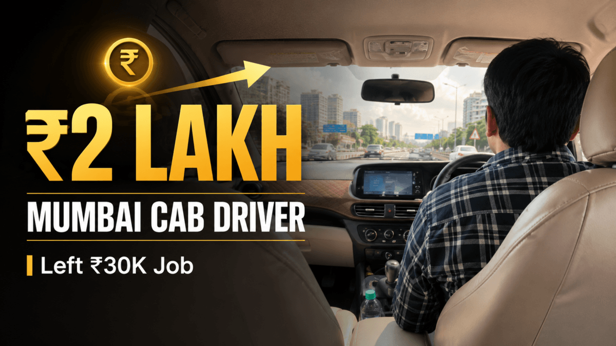 Mumbai cab driver with engineering degree chose entrepreneurship over ₹30,000 job, now earns ₹2 lakh a month