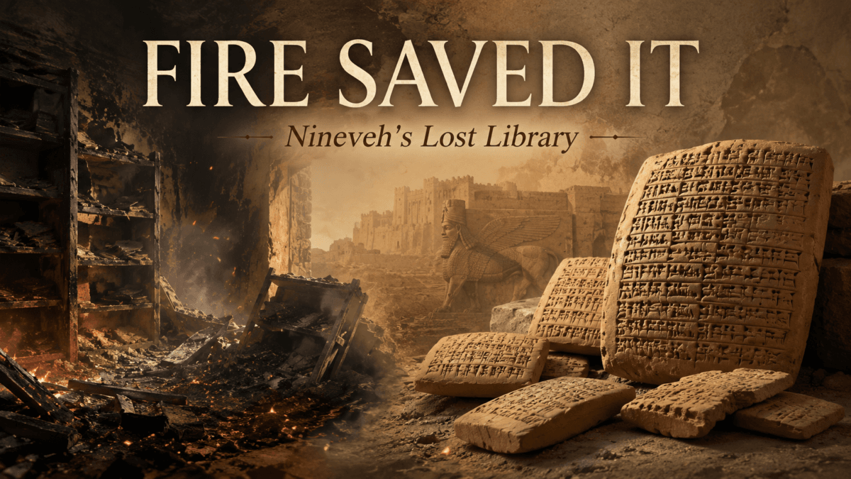 Nineveh's Destruction in 612 BC Preserved Its Ancient Clay Librar