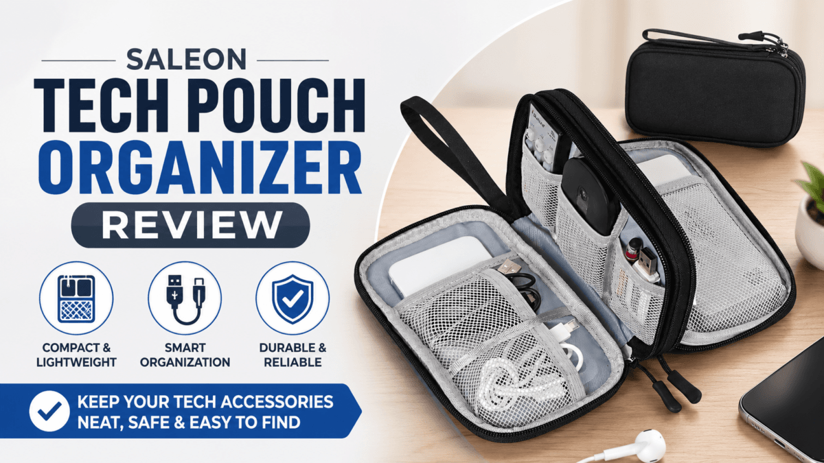 SaleOn 8.3x5 Inch Tech Pouch Organizer