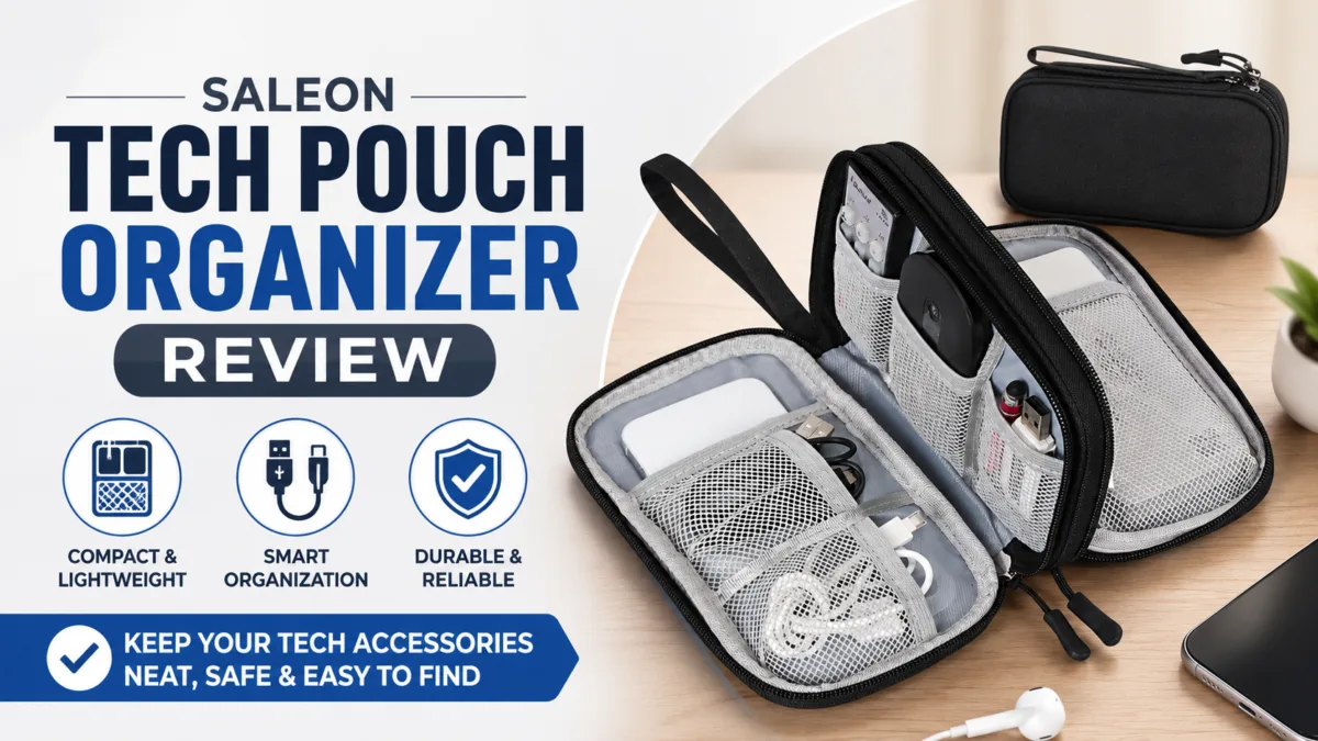 SaleOn 8.3x5 Inch Tech Pouch Organizer
