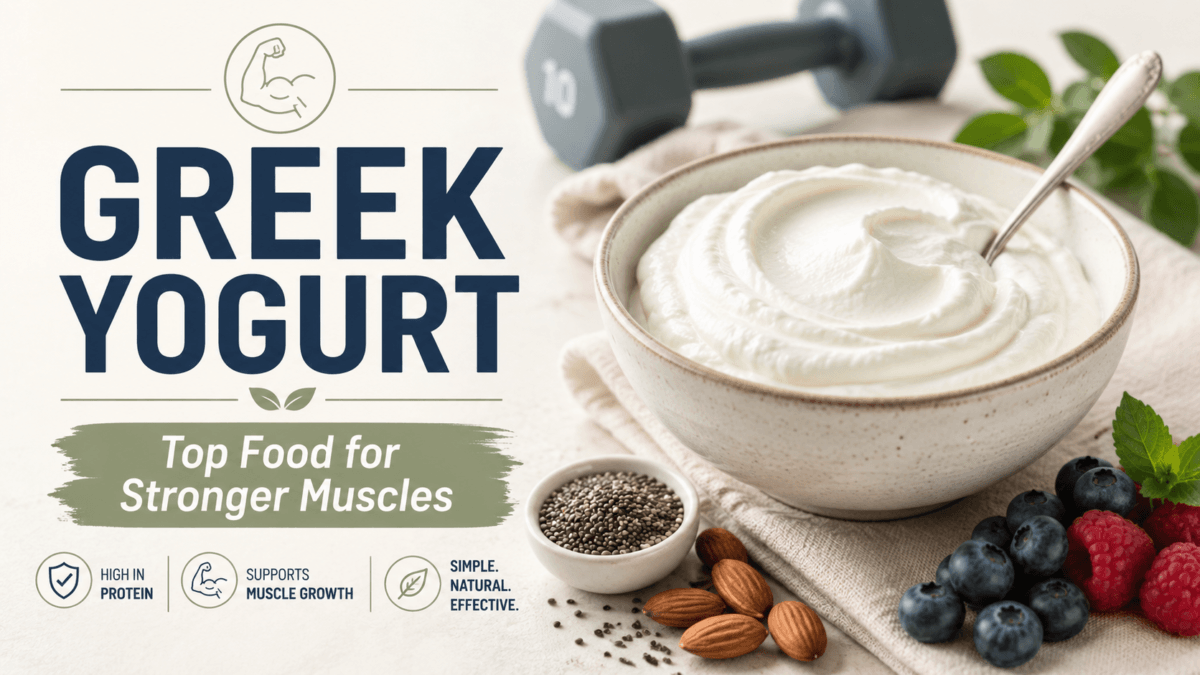 The Best Food for Stronger Muscles: Why Plain Greek Yogurt Deserves the Top Spot