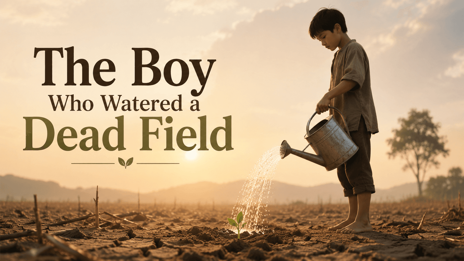 The Boy Who Watered a Dead Field