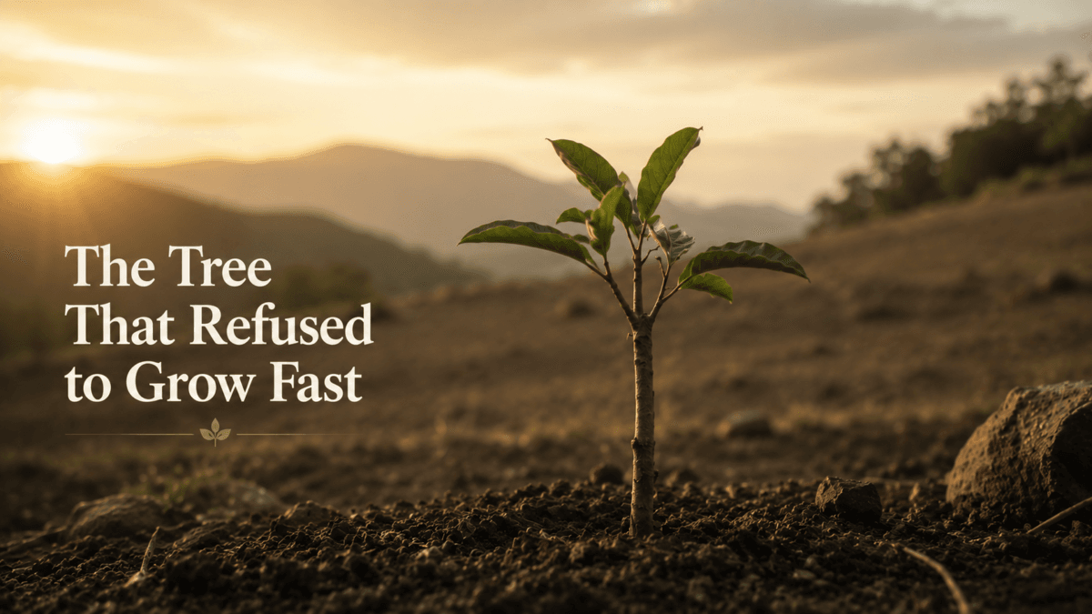 The Tree That Refused to Grow Fast