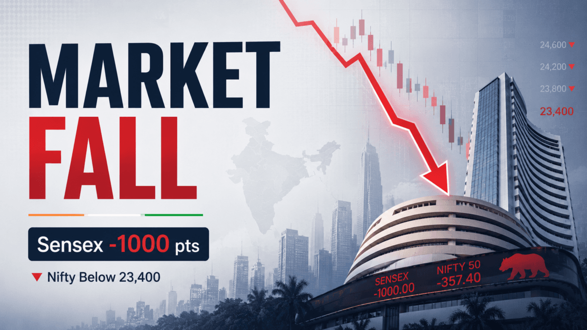 Why Indian Stocks Lost Early Gains as Oil, FII Selling and Global Risks Hit Sentiment